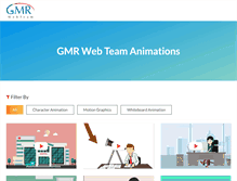 Tablet Screenshot of gmrwebsites.com